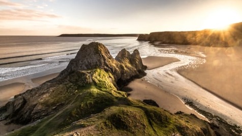 Three Cliffs Bay